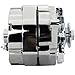 GM 1 Wire Alternator Self-Exciting High Output 100 Amp Chrome - Compatible with Chevy 350 305 SBC Street Rod Fits 1970s-80s GM Cars & Trucks (C10, Nova, Bel Air) - Replaces 7127SECN100A, 1100125