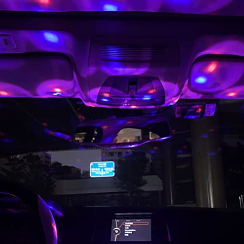Solustre Led Projector Lights Disco Lamp For Car Usb Light Sound Activated Party Lights Usb Plug Rotating Lights Mini Disco For Home Room Dance Parties Birthday Bar Karaoke Interior Car Lights #TOP2