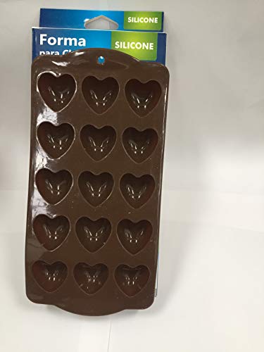 Kit com 4 Modelos Diferente de Forma de Silicone para Chocolate com 12 Cavidades Cada