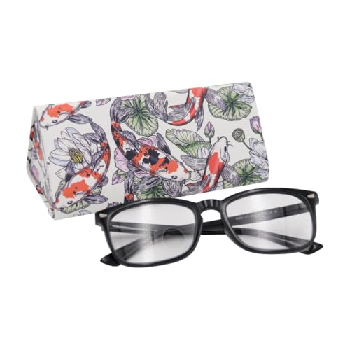 Image of Real Sic Glasses Case for Men and Women - Magnetic Folding Hard Shell Sunglass Holder - Inspired by Adorable Animals