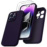 【Compatible con iPhone 14 Pro 6,1" 2022】El paquete de funda iPhone 14 Pro 6,1" incluye 1 x Funda iPhone 14 Pro silicona, 2 Protector de Pantalla y 1 marco de instalación, fácil de instalar, que puede brindarle a su nuevo iPhone 14 Pro 6,1" una protección completa perfecta.