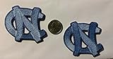 UNC Tar Heels Patch Iron on Logo North Carolina 3'' Wide nc Tar Heels 2 Piece lot