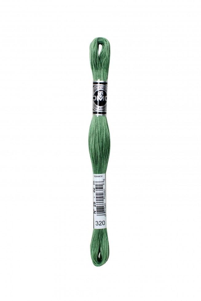 DMC Size 25 Coton A Broder Special Embroidery Thread - 320 Green - Each — image 1