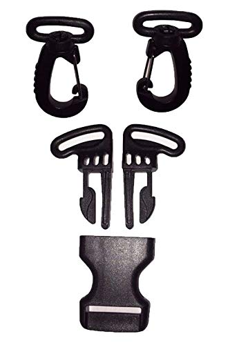 Replacement Parts/Accessories to fit Baby Jogger Strollers and Car Seats Products for Babies, Toddlers, and Children (Harness Buckle w Clips) 3D+Clips