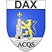 Dax 40 ville Stickers blason autocollant adhésif - Taille : 8 cm