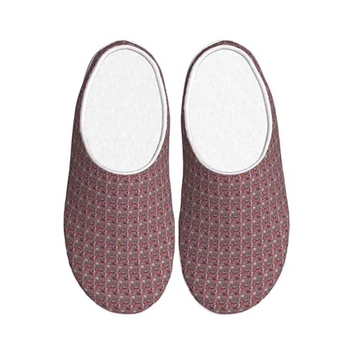Pantoufles adulte flanelle douce premium aux finitions soignées style anglais