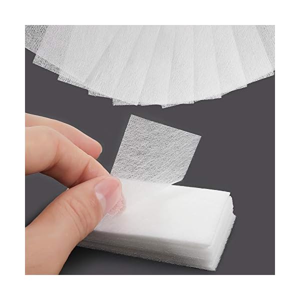 100 Stücke Fibernails für Nagelverlängerung,MWOOT Nail Extension Silk Fiberglass Gel Kit False Nails Manicure Salon Tool Für UV-Gel-Nägel Kunst – Bild 6