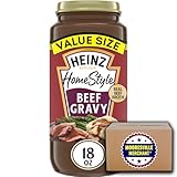 Heinz HomeStyle Beef Gravy Value Size, 18 oz, 3 Jars with Mooresville Merchant Decal
