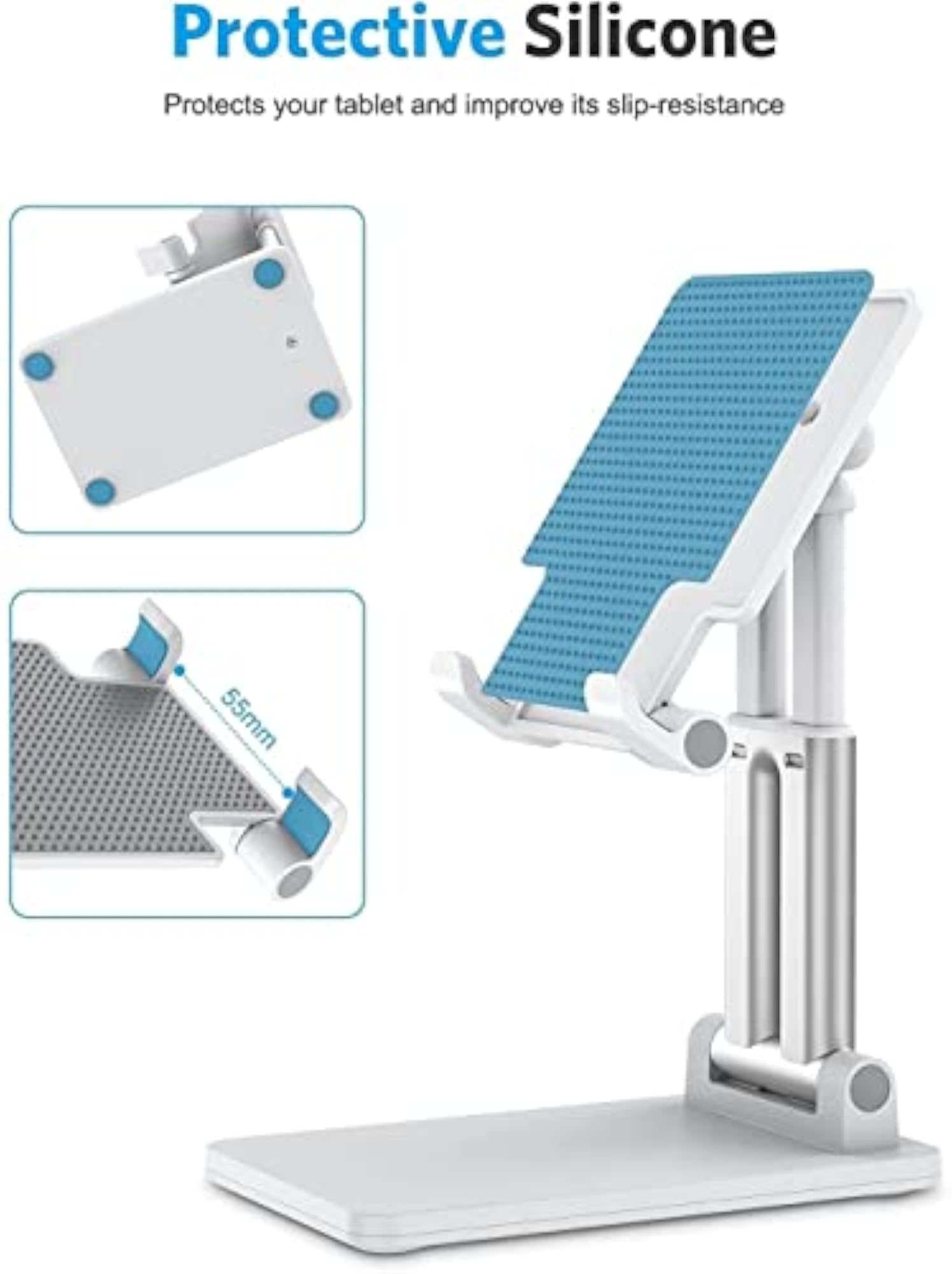 Adjustable Tablet & Mobile Stand, Foldable Holder