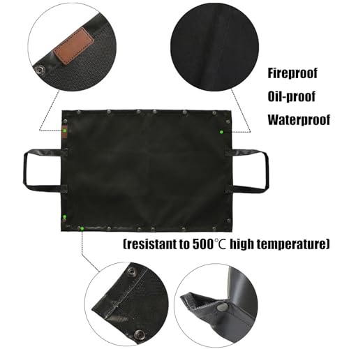 Tapis de gril léger et pochette réutilisable pour camping - 5