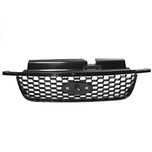 black ford escape grill - CarPartsDepot Primed Smooth Black Front Grille Replacement Grill Compatible for 2005-2007 FORD Escape 5L8Z8200AAB FO1200446