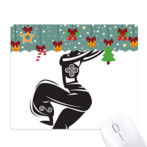 Tapis de souris mexicaine en caoutchouc Flute Celebrate noir