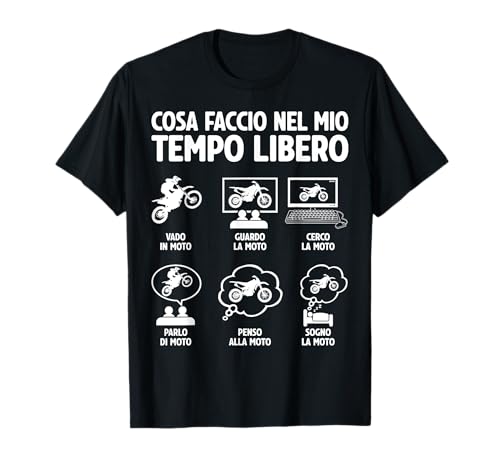 Divertente Regalo per Motociclisti Tempo Libero Motociclista Maglietta