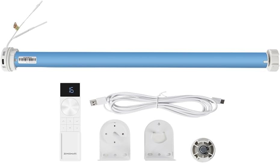 Smart WiFi Blind Motor, 38mm Rechargeable...