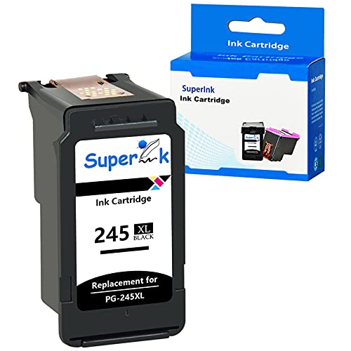 Superink Remanufactured 245Xl Ink Cartridge Compatible For Canon Pg-245Xl For Pixma Mg2520 Mg2920 Mg2922 Mg2924 Mg2420 Mg2522 Mg2525 Mg3020 Mg2555 Mx490 Mx492 Printer (1 Pack, Black) #TOP4