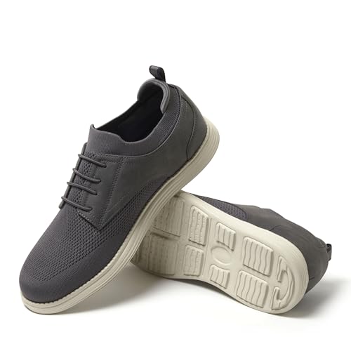 Dearfoams Men's Nash Slip on Oxford Lightweight, Breathable with Arch Support Dress Shoe 6