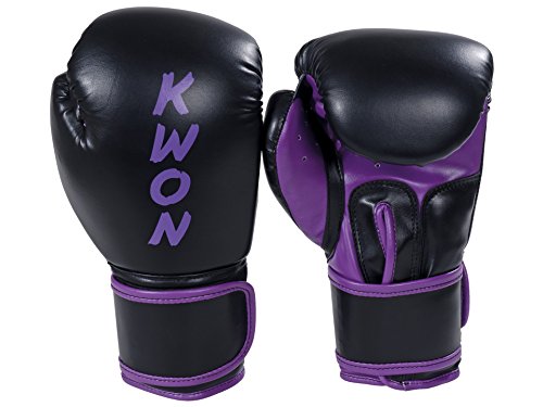 Boxhandschuhe Training 8 oz + 10 oz schwarz/violett