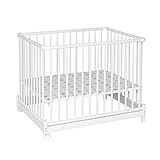 geuther laufstall zusammenklappbar Mit einem Innenmaß von 70,8 x 91,8 cm bietet der Laufstall Ihrem Kind genügend Platz die Welt sicher zu entdecken. Die Höhe beträgt 77 cm