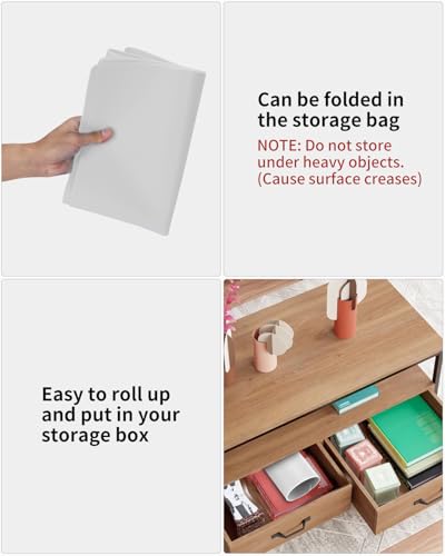 Silikonmatte Groß 70x50 cm, Silikonmatte für Epoxidharz, Bastelunterlage, Silikon Bastelmatte, Malunterlage für Kinder, Mehrzweck Antihafte rutschfeste Silikon Unterlage, Platzset(Primärfarbe)