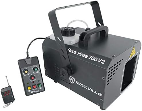 Rockville ROCKHAZE 700 V2 700 CFM DMX Haze Machine, Water-Based H...