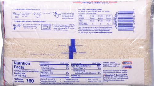 Image of Mahatma Extra-Long-Grain Rice 2-Pound Rice Bag,Gluten-Free and Non-GMO White-Rice Bulk Bag,(Pack of 5)