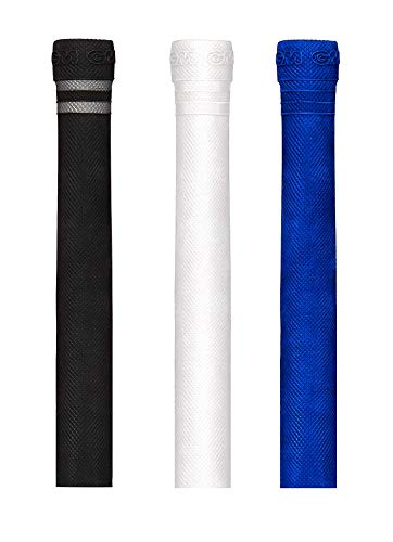Gunn & Moore GM Official PRO-LITE Premium Rubber Cricket Bat Grips, 1 Grip, White, 12 Inches, Full Size