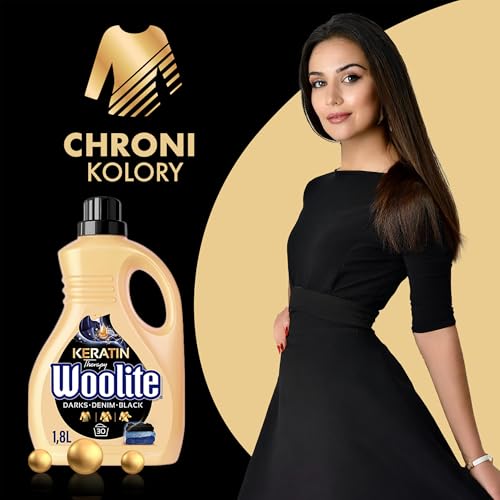 Image of Woolite Dark Black & Denim Washing Liquid 30 Washes