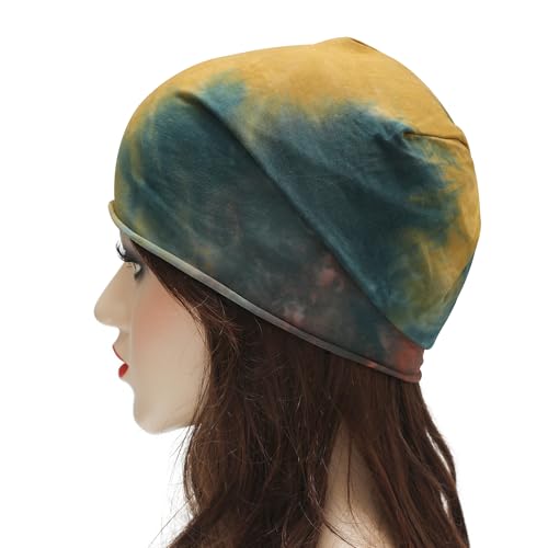 Image of ZLYC Cotton Thin Slouchy Beanie Hat for Men Women Fashion Soft Stretch Knit Skull Cap