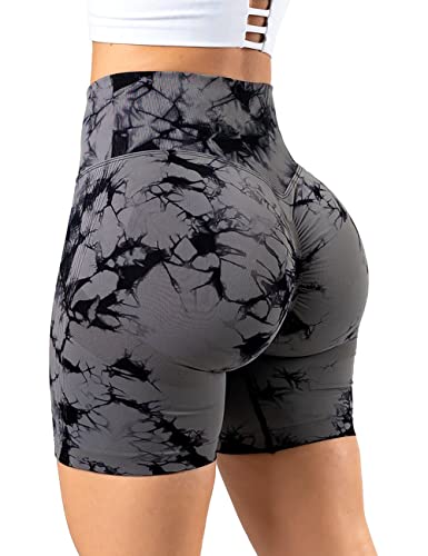 RIOJOY Kurze Leggings Damen Push Up Booty Sport Shorts High Waist Seamless...