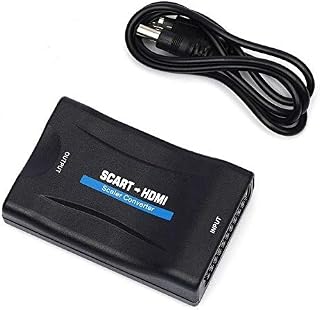 Multibao 1080P SCART To HDMI Video Audio Upscale Converter Adapter HD TV DVD SkyBox, STB, VHS, Blu-ray, PS3