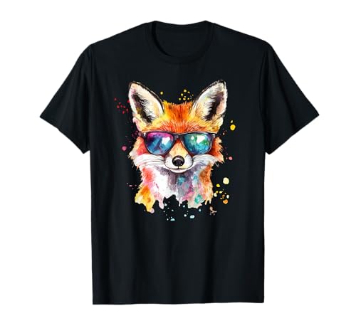 Gafas de sol geniales Fox Zookeeper Wildlife Animal Lover Camiseta