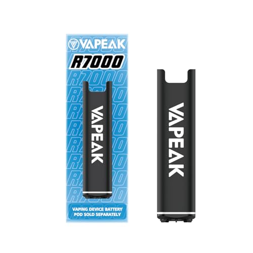 電子タバコ vape シーシャ R7000交換用バッテリー本体 650mAh大容量 煙量調節可能 Type-C充電 繰り返し使用可能 ペン型 持ち運び便利 フレーバーカートリッジなし