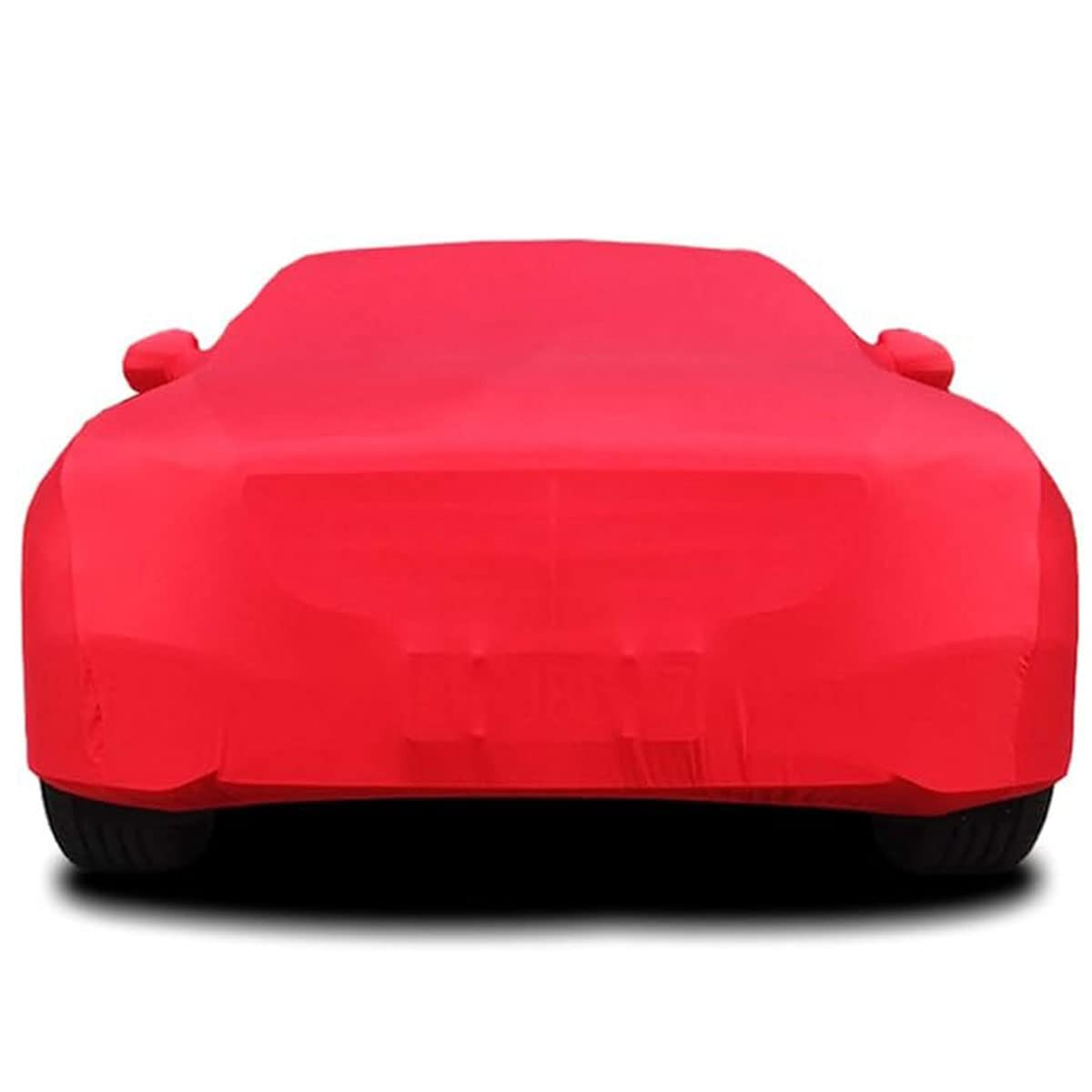 Velvet Elastic Fabric Car Cover for Audi A2 8Z Advance/High-Tech/Style/ColourStorm/S line Sport/Xtend, Indoor Car Exhibition Tarpaulin, Dustproof Breathable Soft, Car Body Protect, tight Car cover