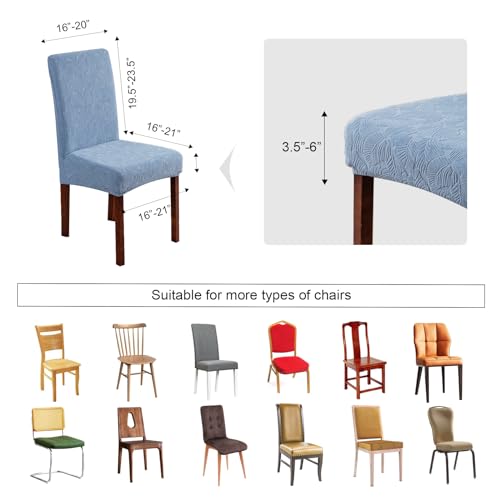 Yueang DINING CHAIR COVERS002 Waterproof Dining Chair Covers, Chair Covers For Dining Room Stretch Parsons Chair Slipcover thumb #5