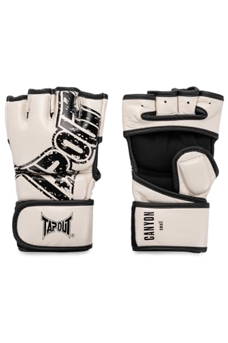Gants de MMA Tapout en cuir avec protection renforcée pour entraînement intensif