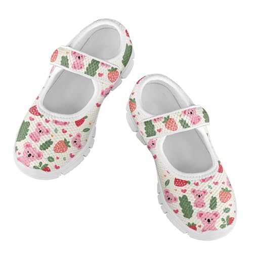 Coloranimal Mary Jane Shoes Girls' Flats Uniform Shoes for Girls Dress Shoes Princess Shoes Ballet Flats Buckle Strap Back to School Footwear