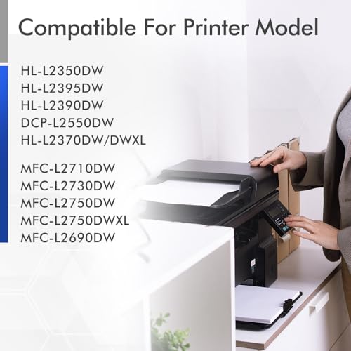 Image of TN 730 TN760 Toner TN-730 /TN-760: Compatible Replacement for TN760 Toner for Brother Printer TN730 TN-730 TN-760 TN 760 730 for MFC-L2710DW MFC-L2750DW DCP-L2550DW HL-L2350DW Printer (4-Black)