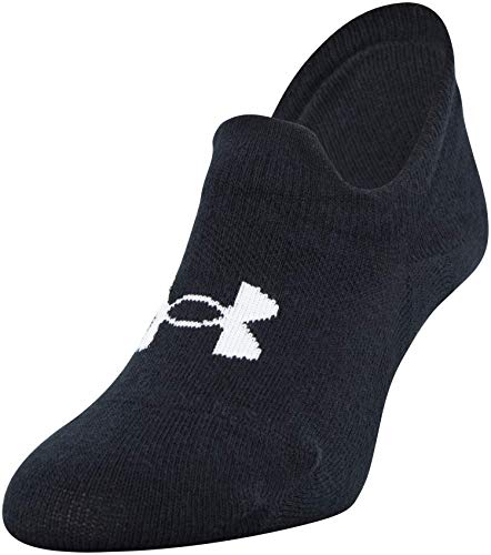 Under Armour Adult Essential Ultra Low Tab Socks, Multipairs , Black (3-Pairs) , 8.5-13 Men, 10-14 Women #TOP1