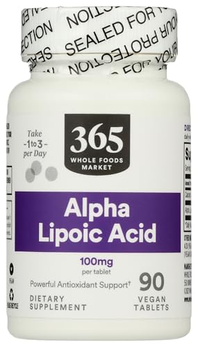 365 by Whole Foods Market, Alpha Lipoic Acid 100mg, 90 Count - image 1