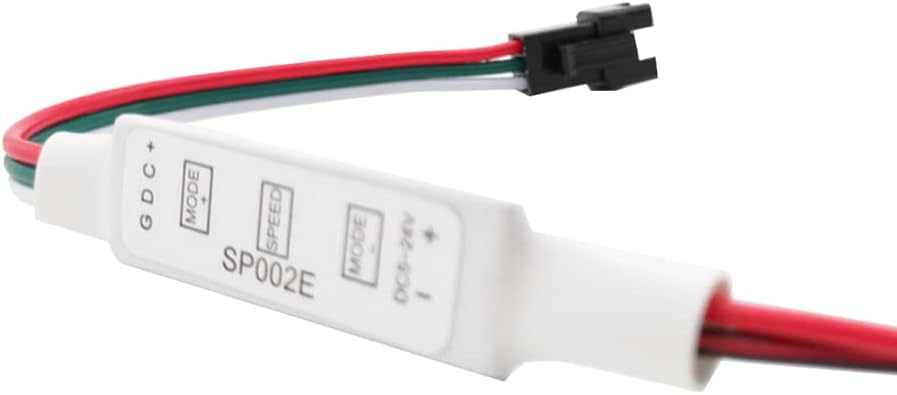 WS2811 WS2812B SK6812RGB Addressable LED Light Portable 3Key Mini SP002E Controller 600 Pixels DC5V DC12V DC24V