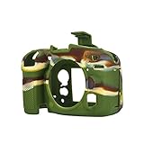  Yunchenghe Étui à Caméra Profession Coque de Protection en Silicone, pour Appareil Photo Nikon D7100/D7200 Couleur de Camouflage
