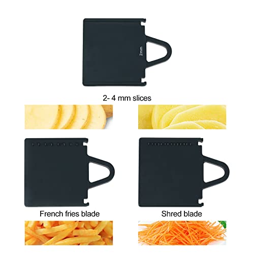 T-GOGO Affettatrice Mandoline, 5 in1 Affettatrice