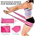 WOCUME Pilates Ring Fitness Circles Set, Dual Padded Handles Home Pilates Equipment Set for Women Includes 2 Pilates Ring, 2 Pilates Mini Ball, and 5 Resistance Bands at Home Pilates Workout Set