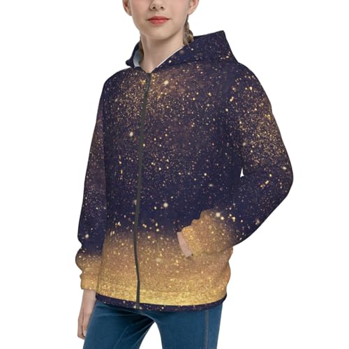 Graffiti Pineapples On Neon Background Kid Hoodies Boys Zip Up Sweatshirts Girls Pullover with Pocket