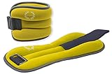 Da Vinci Adjustable Ankle or Wrist Weights, Sold in Pairs (Yellow)