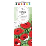  Mes marque-pages à l\'aquarelle - Fleurs des champs: Inclus pinceau et palette de 6 couleurs