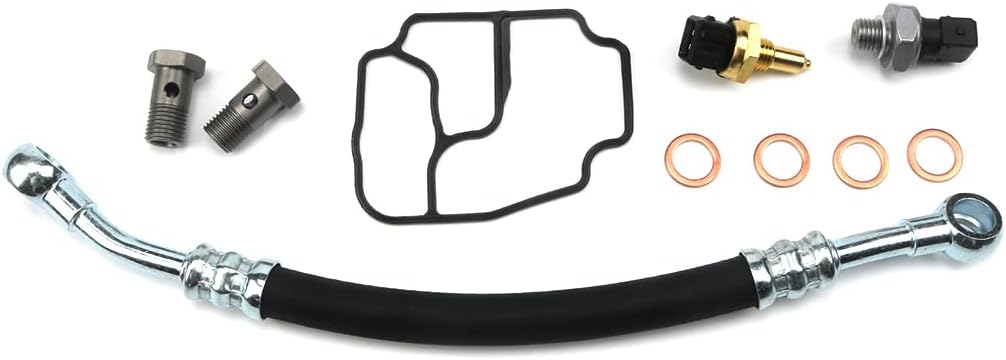 Engine Oil Filter Housing Seal Kit for BMW E46 E39 E53 E85 325Ci 530i X5 Z3