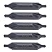 5Pcs Center Drill Bit HSS A Type, All Ground Spiral Positioning for Die Less Steel, Speed Steel l with 4mm Diameter, Industrial Supplies for Pew Drills