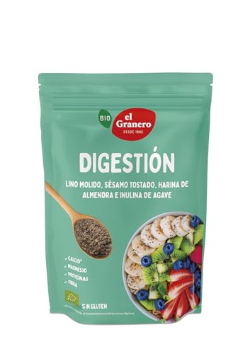 El Granero Integral - Semillas Orgánicas de Digestión - 200g - Ricas en Fibra y Nutrientes - Fuente Natural para una Digestión Saludable - Apto para Veganos