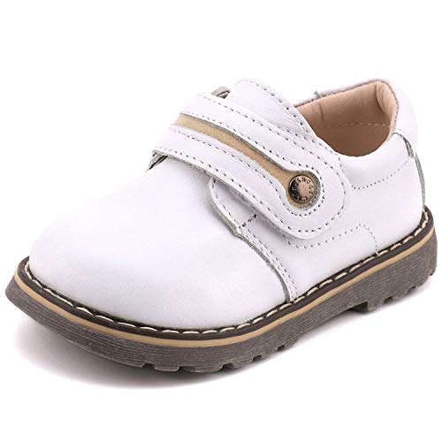 Image of Femizee Toddler Boys Leather Loafers Comfort Uniform Oxford Dress Wedding Shoes